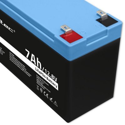 Qoltec Akumulator LiFePO4 Litowo-Żelazowo-Fosforanowy | 12.8V |  7Ah |  89.6Wh | BMS
