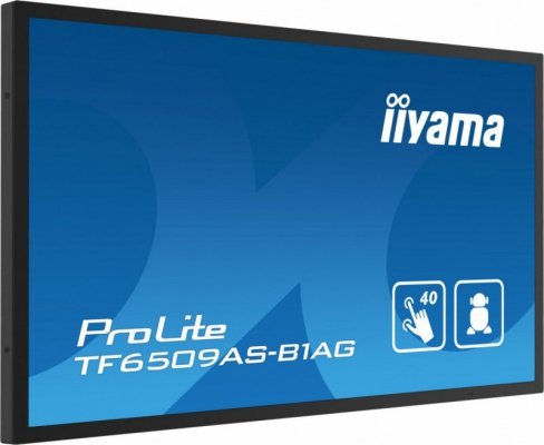 IIYAMA Monitor komputerowy  65 cali TF6539AS-B1AG,IPS,4K,HDMIx2,DP,RJ45,3xUSB,2x10W,      ANDROID,24/7,IP65