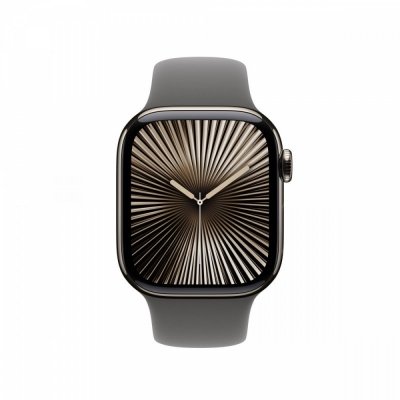 Apple Pasek sportowy w kolorze górskiej szarości do koperty 42 mm - rozmiar M/L