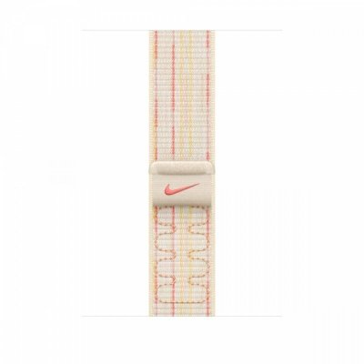 Apple Opaska sportowa Nike w kolorze księżycowej poświaty/różowym do koperty 46 mm