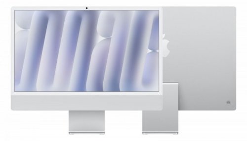 Apple iMac 24 cale: M4 8/8, 16GB, 256GB SSD - Srebrny