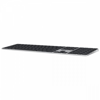 Apple Klawiatura Magic Keyboard z Touch ID i polem numerycznym dla modeli Maca z czipem Apple - angielski (międzynarodowy) - czarne klawisze