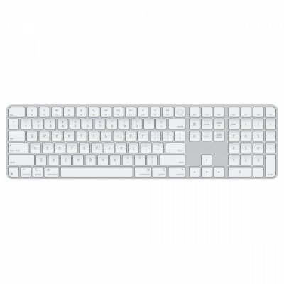 Apple Klawiatura Magic Keyboard z Touch ID i polem numerycznym dla modeli Maca z czipem Apple - angielski (USA) - białe klawisze