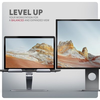 AXAGON STND-LQ Podstawa do laptopów aluminiowa 10-16 cali cali regulowane kąty nachylenia