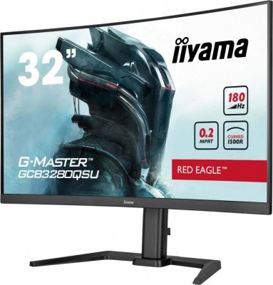 IIYAMA Monitor komputerowy  32 cale GCB3280QSU-B2,VA,QHD,180Hz,1500R,0.2ms,4xUSB,350cd