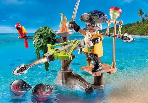 Playmobil Zestaw z figurkami Pirates 71795 Pirat z balistą