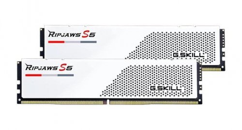 G.SKILL PC DDR5 32GB (2x16GB) Ripjaws S5 5200MHz CL40 XMP3 Biały