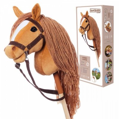 Tootiny Koń na kiju Hobby Horse HOPPIHORSE A3 Chestnut - brąz, maść kasztanowata