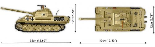 Cobi Klocki Klocki Panzer V Panther G Pudel 1133 klocków