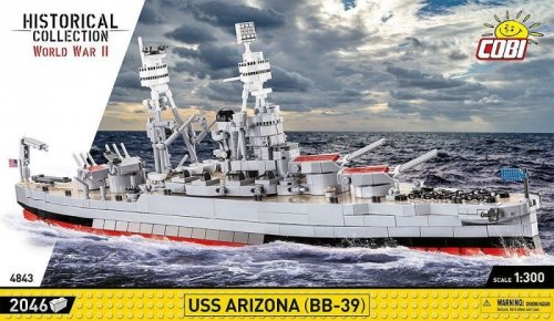Cobi Klocki Klocki USS Arizona BB-39 2046 klocków