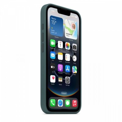 Apple Etui silikonowe do iPhonea 16e - górskie jezioro