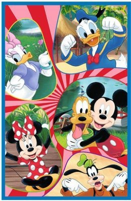 Trefl Puzzle 3x80 elementów Ekipa Myszki Miki