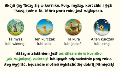 Nasza księgarnia Gra Kurnik 2 - Cztery pory roku