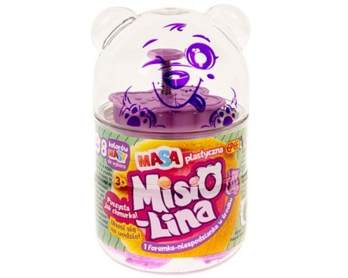 Epee Masa plastyczna Misiolina 60g 1 foremka Różowa