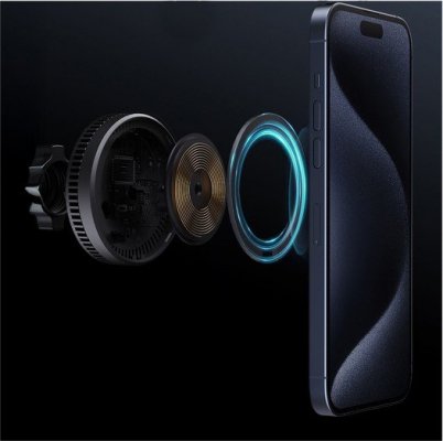 AUKEY HD-MC13A Qi2 15W 3A  ładowarka bezprzewodowa chłodząca samochodowa