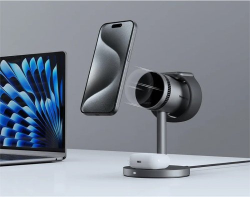 AUKEY LC-MC311A 3w1 Qi2 ładowarka bezprzewodowa MagSafe 15W chłodząca + ładowarka PD 30W