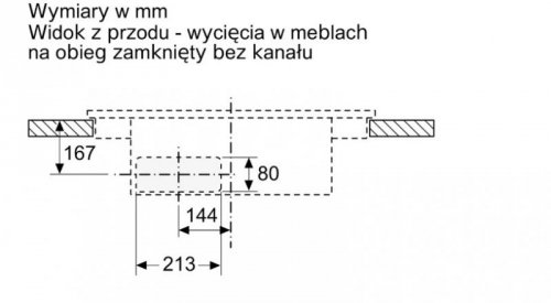 Bosch Płyta indukcyjna z wbudowanym wyciągiem PVS611B16E