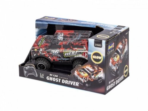 Revell RC Auto zdalnie sterowane RC Car Ghost Driver - czerwone