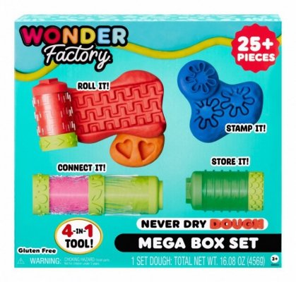 MGA Masa plastyczna Wonder Factory Never Dry Dough Mega Box Set