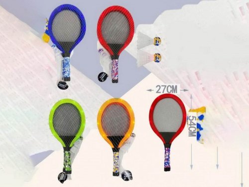 Madej Tenis plażowy - rakietki świecące i lotka