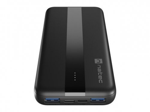 Natec Powerbank TREVI Slim Q V2 2xUSB-A 18W 1xUSB-C 20W