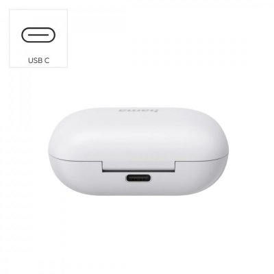 Hama Słuchawki dokanałowe spirit chop II białe