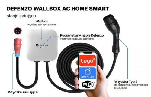 Defenzo Stacja ładowania Wallbox Home AC11 SMART