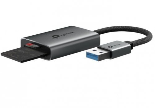 TP-LINK Adapter USB Type-A to SD & microSD 3.0                  SPEC: 1 × USB-A Connector,1 × SD + 1 × microSD(TF) up to 200MBps Port         FEATURE