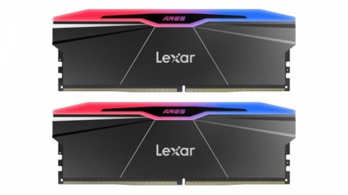 Lexar Pamięć DDR5 ARES RGB 64GB(2*32GB)/6400 CL32 czarna