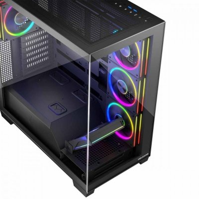 MODECOM Obudowa PC STELLAR 5F ARGB 10 Czarna