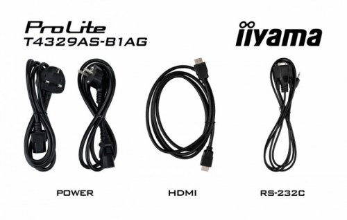 IIYAMA Monitor interaktywny 43 cale T4329AS-B1AG VA