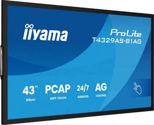 IIYAMA Monitor interaktywny 43 cale T4329AS-B1AG VA