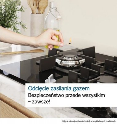 Bosch Płyta gazowa inox PBP6B5K80