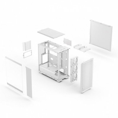 Fractal Design Obudowa FDE Epoch White TG Clear Tint