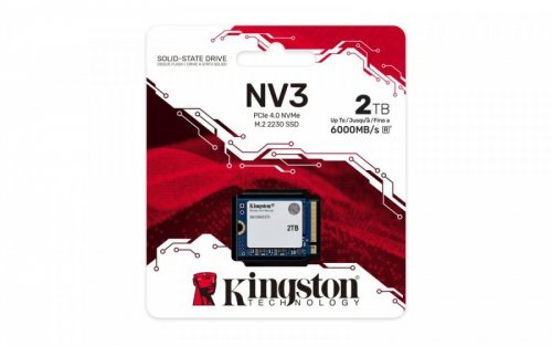 Kingston Dysk SSD NV3 2TB M.2 2230 PCI-e 4.0 NVMe 6000/5000