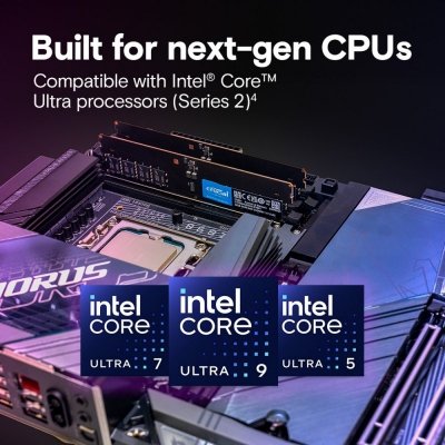 Crucial Pamięć DDR5 16GB/6400 CL52 CUDIMM