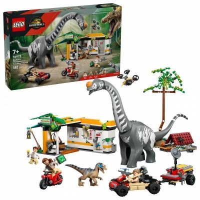 LEGO Klocki Jurassic World 76973 Na tropie tytanozaura i raptora