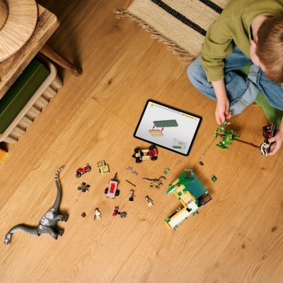 LEGO Klocki Jurassic World 76973 Na tropie tytanozaura i raptora