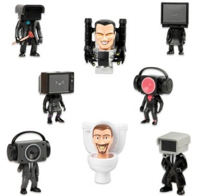 Cobi Skibidi Toilet - Display 9 sztuk Tajemnicze figurki