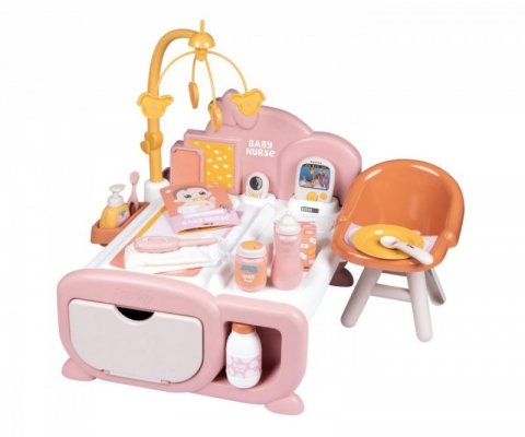 Smoby Elektroniczny kącik opiekunki Baby Nurse