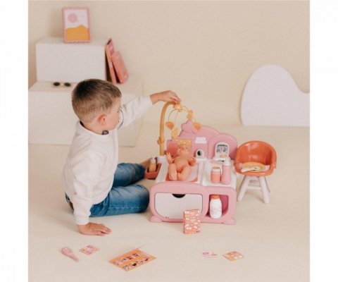 Smoby Elektroniczny kącik opiekunki Baby Nurse