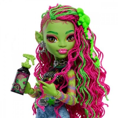 Mattel Lalka Monster High Venus McFlytrap + kotek Chewlian