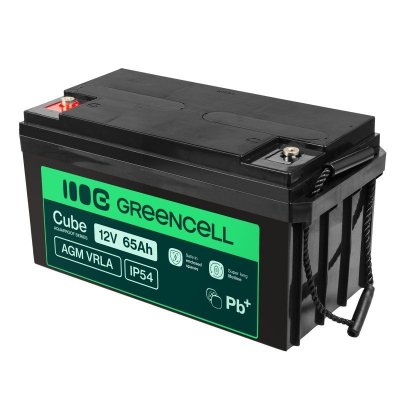 Green Cell Akumulator AGM VRLA 12V 65Ah IP54