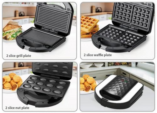 Feel-Maestro Opiekacz do kanapek / sandwich 3w1  MR-709