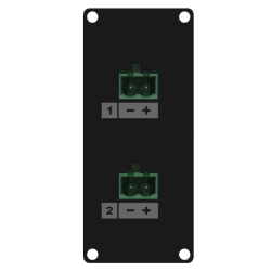 CAYMON CASY 148/B CASY 1 space speaker level 2x 2-pin terminal block to 2-pin terminal block Black ve