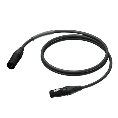 PROCAB PRD953/3 DMX AES/ EBU kabel -XLR male - XLR female - HighFlex™ 3 meter