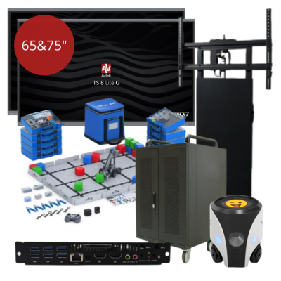 Zestaw dla placówki edukacyjnej – monitory interaktywne Avtek, OPS, VEX IQ i VEX AIM | nowoczesna pracownia szkolna