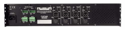 AUDAC CAP 448 Czterokanałowy wzmacniacz mocy 4 x 480W 100V