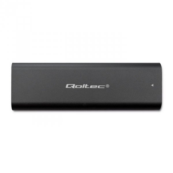 Qoltec Obudowa | kieszeń do dysków M.2 SATA SSD | NGFF | USB typ C
