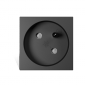 CAYMON CP45PF/B Connection module - French power socket Black version 
